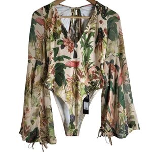 Floral Long Sleeve Bodysuit